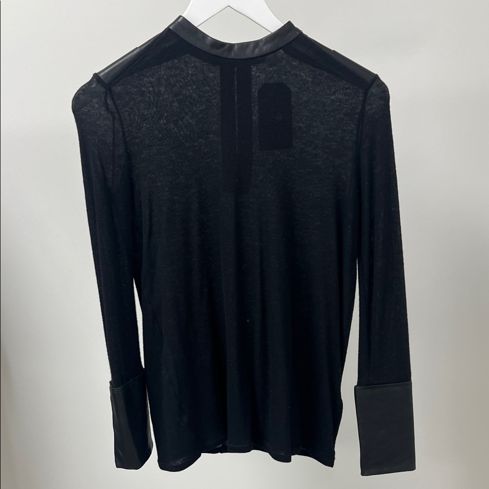 Helmut Lang Black Crew Neck Sweater